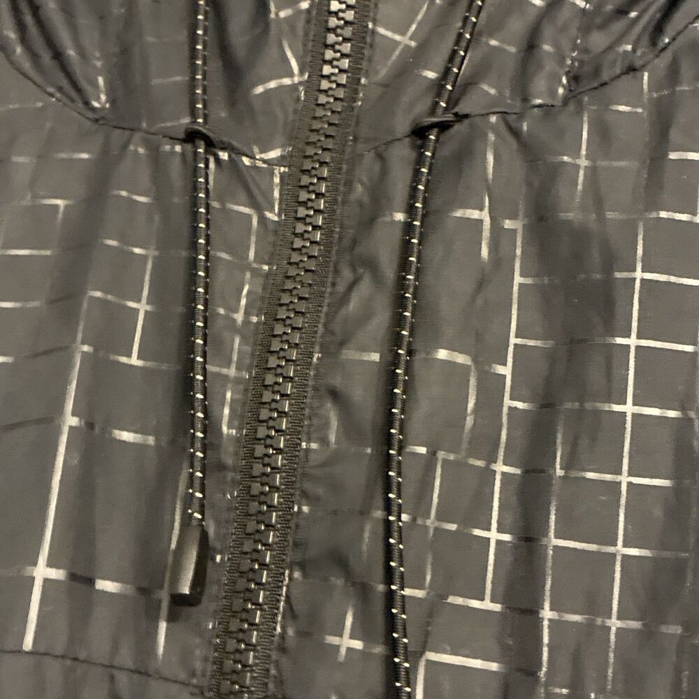 Nike Air Jacket Windbreaker Black Zip Up Woven Tech Utility Hoodie Mesh Lined M - Picture 12 of 16